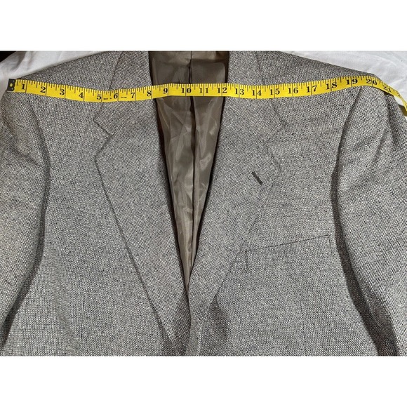 Bernard Altmann Couture Men’s 100% Silk Sport Coat Blazer Jacket 44R - Picture 10 of 11